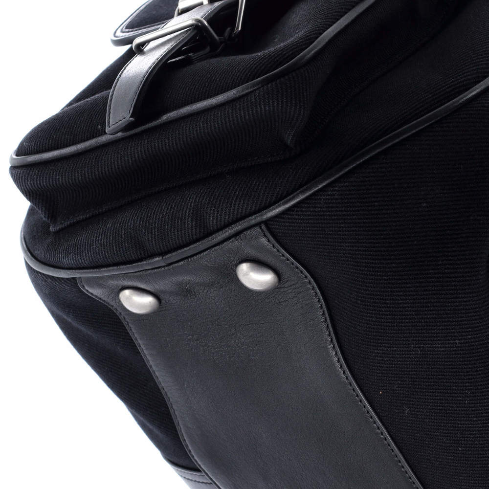 Saint Laurent Large Multipocket Duffle Bag Canvas… - image 6